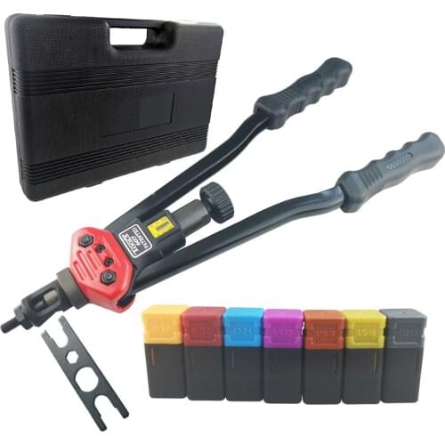 ALLSOME Hand Rivet Nut Gun Insert threaded Mandrels Manual Riveters Nut Gun for Riveting Rivnut Tool