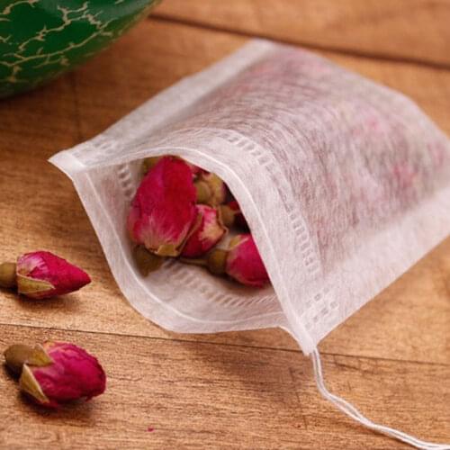 New PLA biodegraded Tea Bag Filters Ultrasonic Corn Fiber Cords tea bags coffee filter 100pcs/lot Multiple sizes