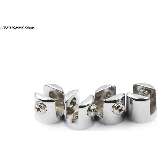 Chrome plated ZINC alloy 6mm-8mm Adjustable screw for fit most glass Glass Brackets