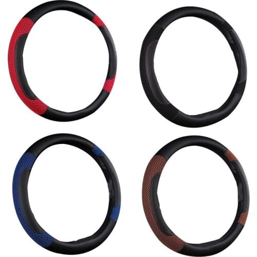 Car Interior Universal 38cm 15Inch Non-Slip Steering Wheel Cover Cars Steering Wheel Protector