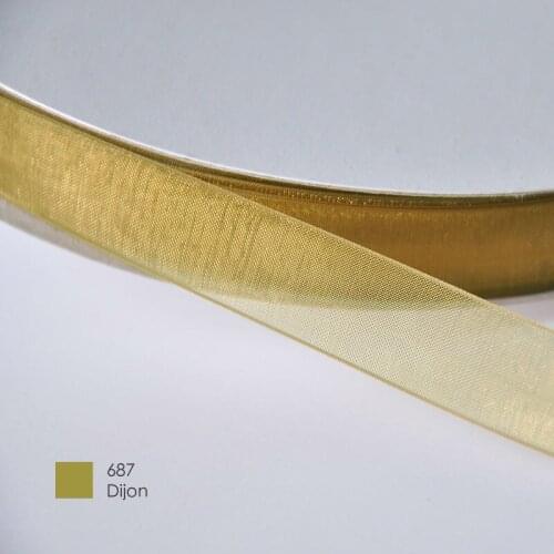 [IuBuFiGo ribbon] 1-1/2"(38mm) Organza Ribbon DIY Sheer Tape 200yard/roll/lot