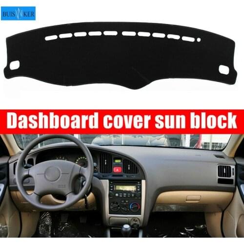 For Hyundai Elantra 2000-2006 Car Styling Anti-UV Dashboard Dash Mat Pad DashMat Sun Shade Instrument Protect Carpet Accessories