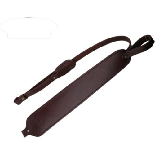 Leather strap for rifle regulator brass hunting clothing