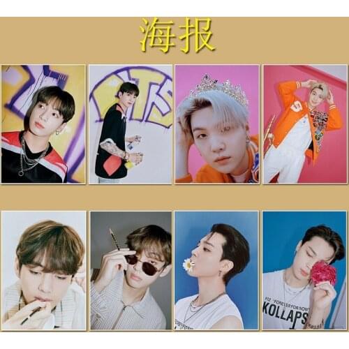 KPOP Bangtan Boys Poster Illustrated 2021 Weverse Magazine