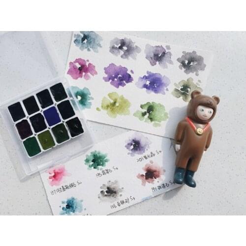 DANIEL SMITH master grade mineral precipitation layered color ore watercolor paint 0.5ml/1ml fine art painting art supplies