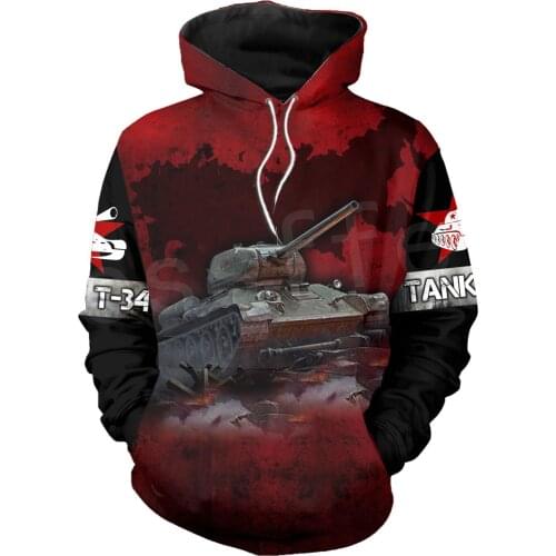 Tessffel Hot Games World of Tanks Tiger Tanks Funny NewFashion Tracksuit 3DPrint Zipper/Hoodies/Sweatshirts/Jacket/Men/Women A-3