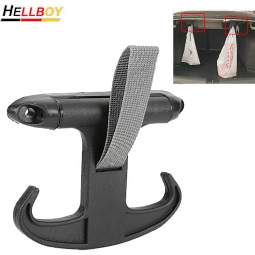 Car Trunk Organizer Cargo Grocery Bag Hook Holder Hanger For Audi Q5 A5 A4 B8 B9 A3 8v VW Polo 6r Golf Jetta mK6 MK5 Passat CC