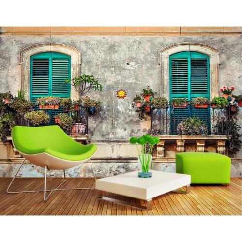 Custom 3d wallpaper European style architecture landscape background wall mural 3d wallpaper room modern wallpaper