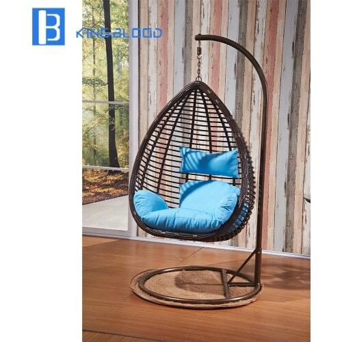5 year warranty rattan outdoor swing chair for swimming pool furniture