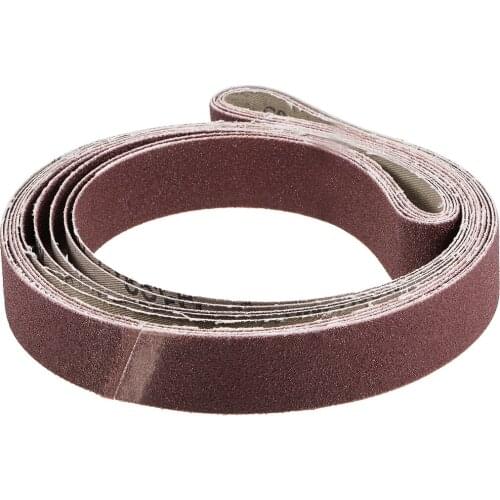 Uxcell Sanding Belt Aluminum Oxide Grit Sand Belts 100 Grit 5pcs