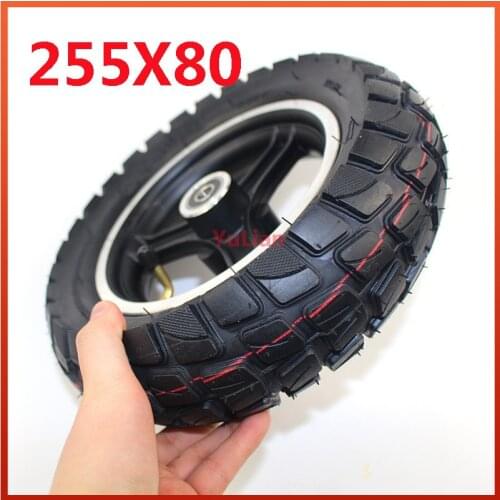 High quality 255x80 Wheel Hub For 10 Inch Electric Scooter Zero 10x Dualtron Kugoo M4 Thickened And Widened Tire