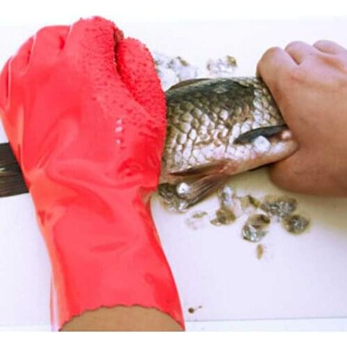 Kitchen potato peeler gloves waterproof cutter potato peeling gloves Vegetables fish Tater Peeler Peeling Gloves Kitchen Tool