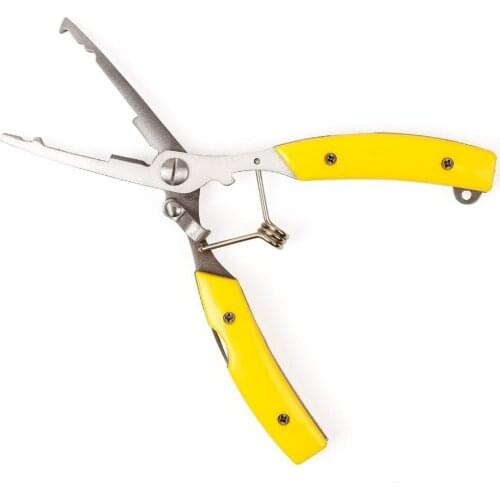 10pcs Stainless Steel Fishing Pliers Scissors small Curved Nose Fishing Tackle Fish Hook Remover fishing