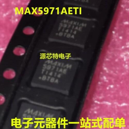 100% New&original MAX5971AETI+T QFN Marking:: 5971AE MAX5971 In Stock