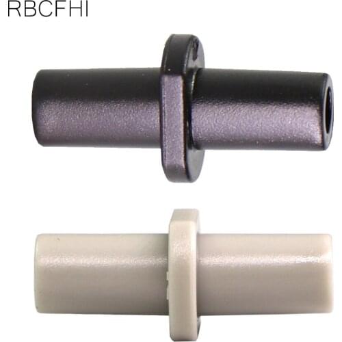 RBCFHl 100PCS Black White 6.0mm Equal Double Flat Water Adapter Connect Sprinklers Nozzle Fittings Garden Micro Irrigation