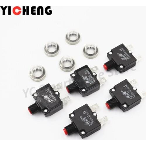 2pcs Current overload protector Overload switch Electric vehicle shredder protector ST-1 MR1 WP-01