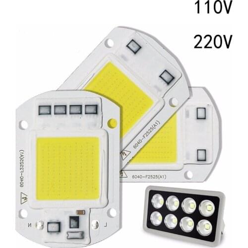20W 30W 50W High Power Integrated COB Chip Lamp 110V Matrix LED Spotlight DIY Projector Flood Light Outdoor Street Lampada
