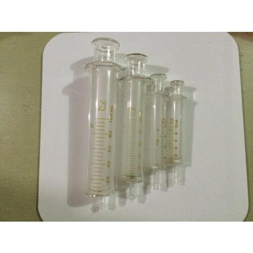 5ml 10ml 20ml 30ml 50ml 100ml Glass Syringe Large Tip Injector Lab Glassware Recycling Sampler