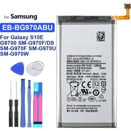 Battery For EB-BG970ABU 3100mAh For Samsung Galaxy S10E S10 E G9700 SM-G970F/DS SM-G970F SM-G970U SM-G970W Bateria