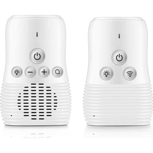 New Arrival 2.4Ghz Wireless Baby Monitor Small Portable Audio Baby Monitor Two-way Audio Function Intercom Rechargeable Battery