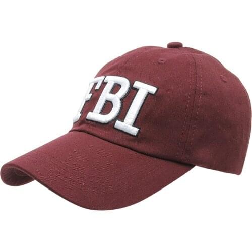 2020 New Mens Womens Baseball Caps Unisex Adjustable FBI Letters Embroidery Snapback Caps Fashion Cotton Dad Hats Bone Garros