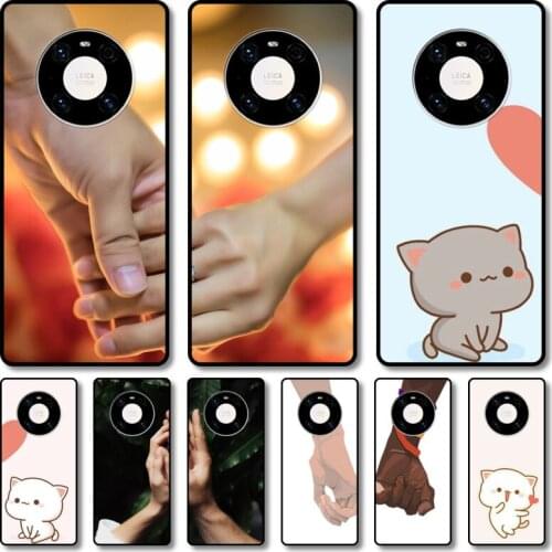 Love couple Phone Case For Huawei mate 40 30 10 20 40 8 9 Lite Z Pro RS black cell shell