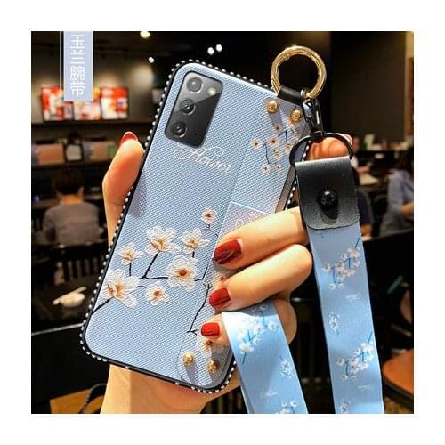 For Samsung Galaxy Note 20 Ultra Case Soft Fashion wristband With diamond Protective Back Cover Case for samsung note 20 20ultra