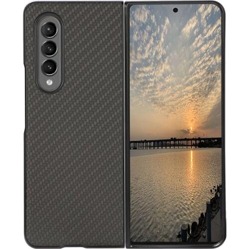 Carbon Fibre Texture Case For Samsung Galaxy Z Fold 3 5G Case