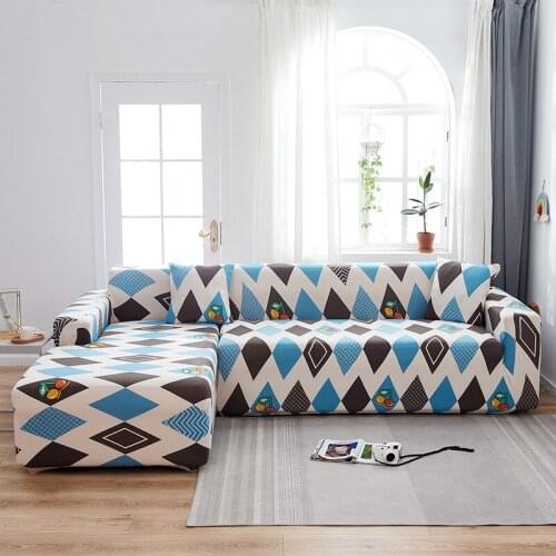 Geometric figures Universal sofa cover dustproof elastic printed sofa cover all-inclusive Imperial Concubine sofa towel