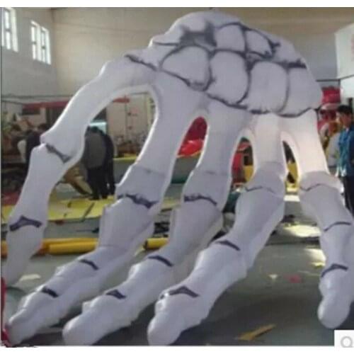 Inflatable Skeleton Hand for Halloween Decoration with Led light 5M ax