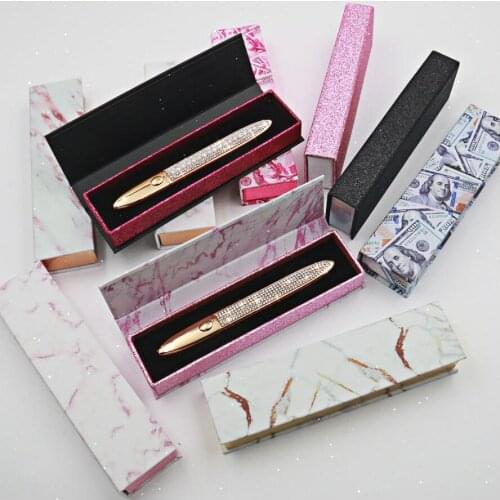 New Gold Crystal Diamond Eyeliner Pencil Lash Glue Eyelash Adhesive Liquid Magic Eye Liner Pen