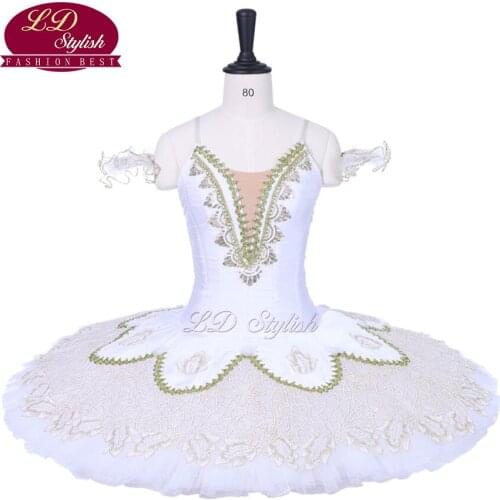 New Arrival White Professional Ballet Tutu Costumes The Swan Lake Performance Ballet Apperal Women Stage Wear Girls Ballet Dress