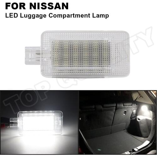 For Nissan Versa Murano 2015-2020 Juke Rogue Leaf Led Footwell Luggage Compartment Trunk Boot Interior Light Cargo Area Lamp