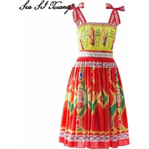 Seasixiang Short Summer Dresses