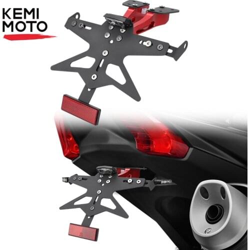 Rear License Plate Frame Tail Fender Rear Support CNC Motorcycle For Yamaha TMAX 560 530 TMAX560 2018-2020 TMAX530 2017-2020