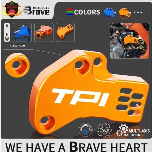 LOGO tpi Motorcycle TPS Sensor Cover Guard Protector Cap For KTM 150 250 300 EXC / XC-W TPI SixDays 2018-2021 250exc 300exc xcw