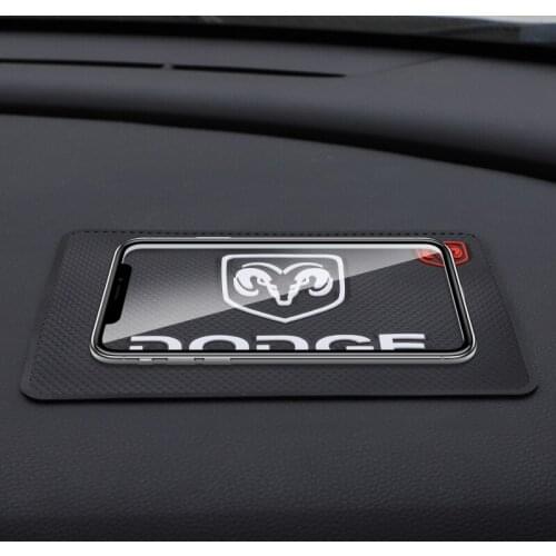 1Pcs PVC Car Dashboard Anti Slip Mat Silicone Pad For Dodge Caliber Ram 1500 Caravan Charger Journey Avenger Dart Nitro