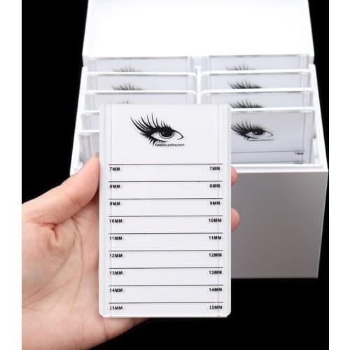 10 Layers Clear Eyelash Storage Box lashes Glue Pallet Holder Eyelashes Extension Grafting False Eyelashes