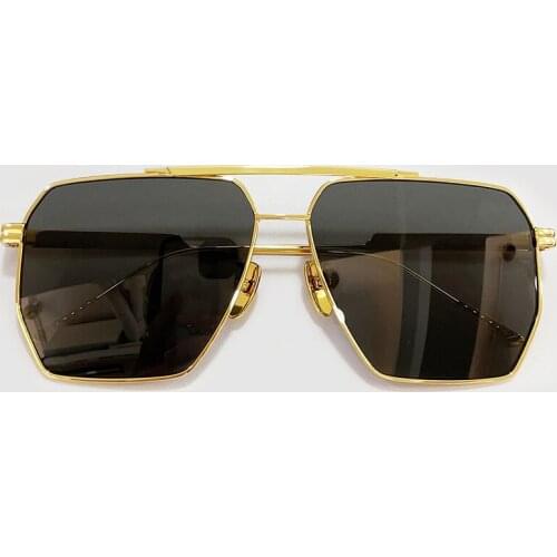 2021 New Design Fashion All-Match Irregular Square Women Men Sunglasses Luxury Brand Designer Alloy Frame Shades