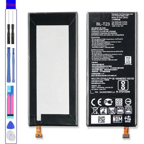 2500mAh BL-T23 Battery For LG X Cam X-Cam XCam K580 K580Y F690 K580DS BL T23 Mobile Phone Bateria + Free tool