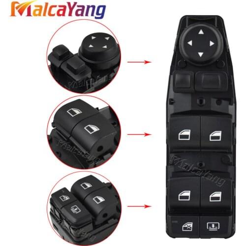 61319241956 For BMW F02 F04 F06 F07 F10 F11 F18 Driver Window Mirror Switch Control Unit Car Styling Replacement Parts