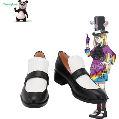 P Sword And Shield Avery White Black Cosplay Shoes Long Boots Leather CosplayLove For Halloween Christmas