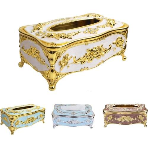 Napkin Case Living Room Tissue Box Hotel Storage Box, Exquisite, Unique And Stylish Appearance, Large Opening Clamshell Design