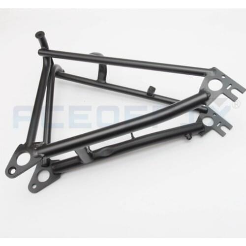ACEOFFIX Black Rear Triangle for Folding Bike Frame Chrome Molybdenum Steel Rear Rack Accessories
