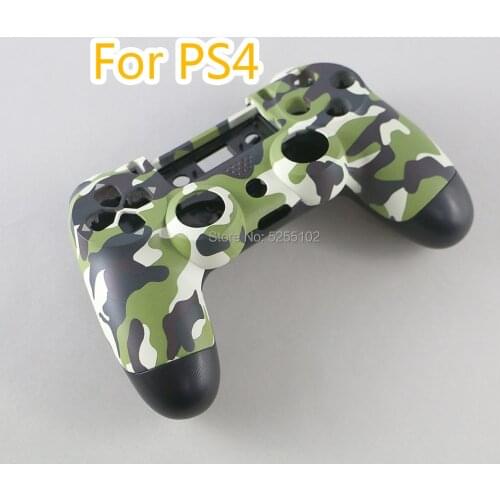 FOR PS4 JDS 001 011 Full Housing Controller Shell Case Cover Mod Kit button For Playstation 4 PS4 V1 Replacement Camouflage Camo