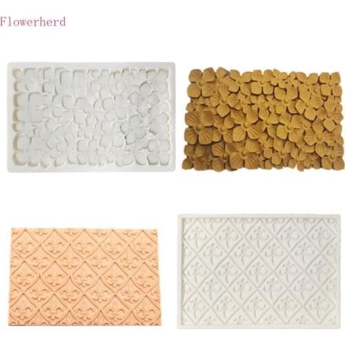 Fondant Cake Decorating Tool Petal Embossed Cake Silicone Mold Embossing Mold Dry Pais Shape Diy Clay Soft Ceramic Silicone Mold