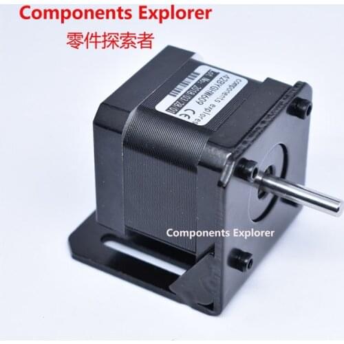 Nema17 mount L bracket 42 stepper motor fitted black alloy steel mounting bracket diy cnc parts L type 42 brackst