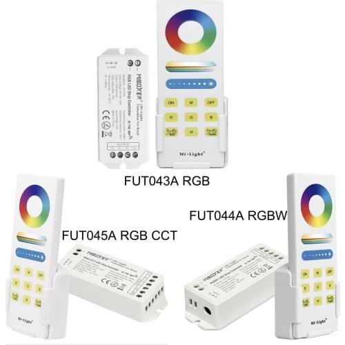 Milight 2.4GHz RF LED Remote controller, RGB W CCT LED Strip Controller RF Touch / Button Remote Control