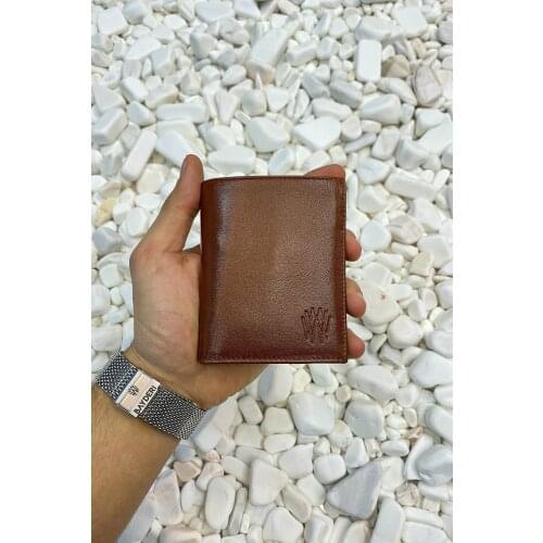 Genuine Leather Tan Men Wallets Solid 1. QUALITY Handwork Quality Solid Attractive Modern Fashion Design