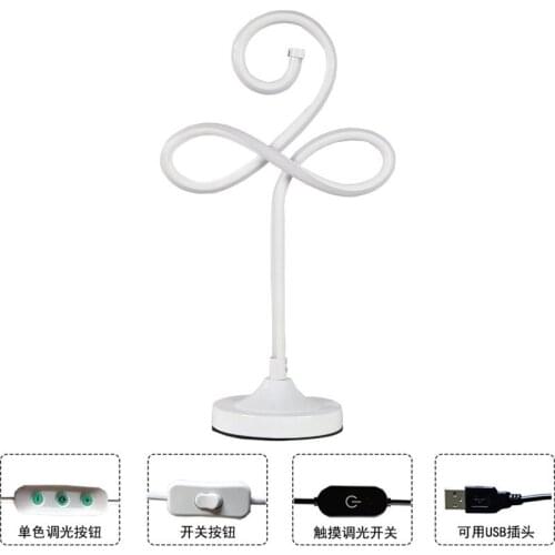 Learning pattern household the desk lamp that shield an eye small dormitory reading LED desk lamp art desk lamp